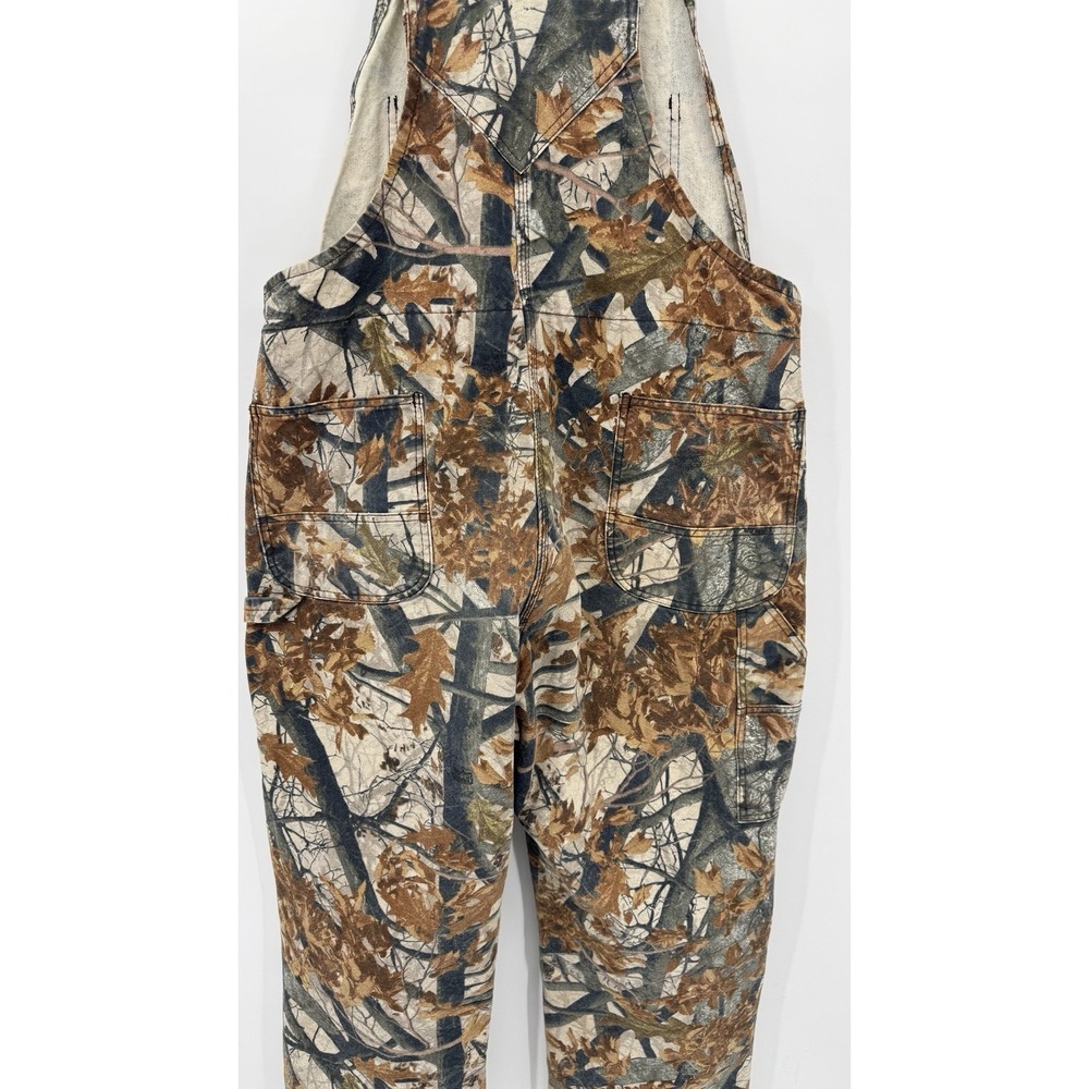Real Workwear Realtree Camo Insulated Bib Overalls Men's Large Regular‎ 39x27.5 - Picture 9 of 16